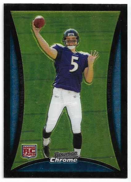 Joe Flacco 2008 Bowman Chrome Rookie Card BC8 (a)