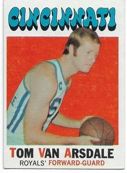 Tom Van Arsdale 1971-72 Topps Card 75