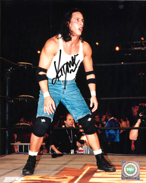 Billy Kidman Action Autographed 8x10 Photo