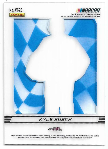 Kyle Busch 2017  Panini Torque Visions of Greatness Card VG20 25/99