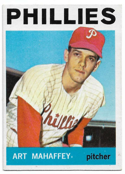 Art Mahaffey 1964 Topps Card 104