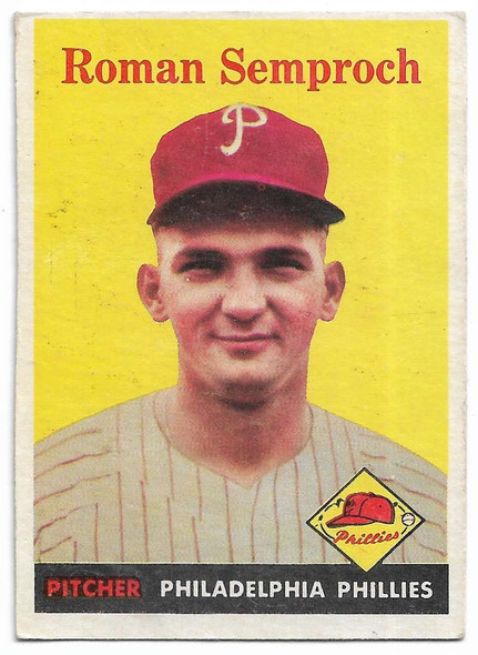 Roman Semproch 1958 Topps Card 474