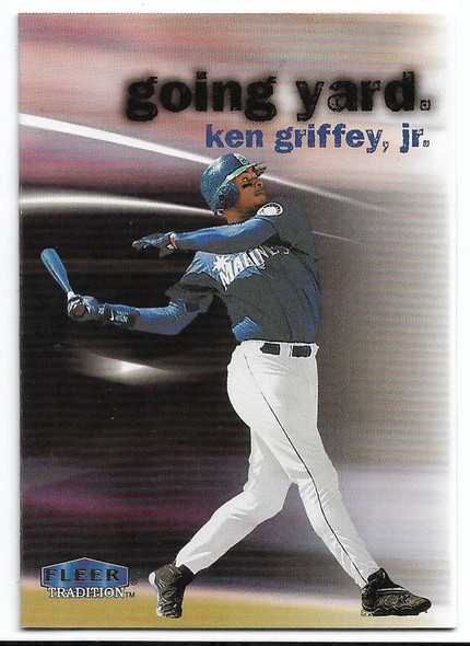 Ken Griffey Jr. 1999 Fleer Tradition Going Yard Card
