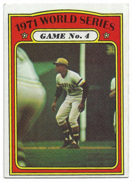 Roberto Clemente 1972 Topps 1971 World Series Card 226