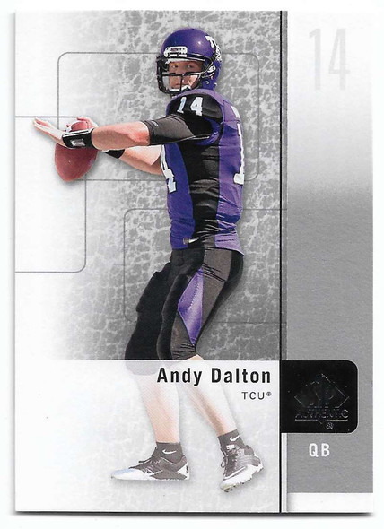 Andy Dalton 2011 SP Authentic Rookie Card 21 (a)