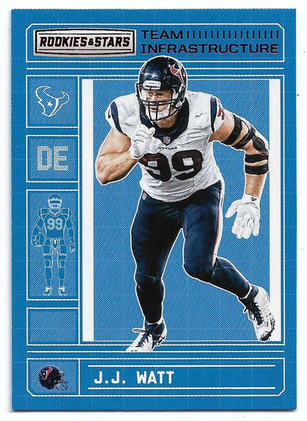J.J. Watt 2016 Panini Rookies & Stars Team Infrastructure Card 15