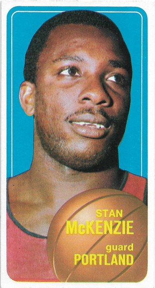 Stan McKenzie 1970-71 Topps Card 52