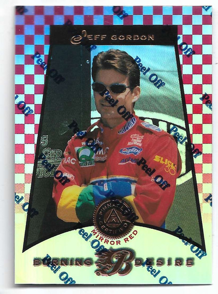 Jeff Gordon 1997 Pinnacle Certified Mirror Red Card 11