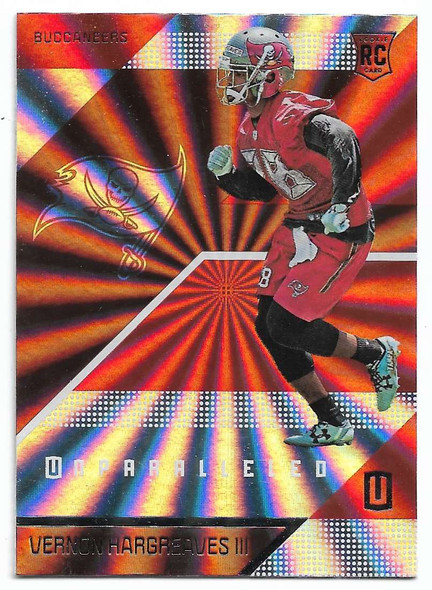 Vernon Hargreaves III 2016 Panini Unparalleled Rookie Card 198 (a)