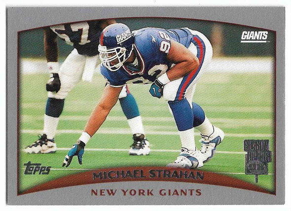 Michael Strahan 1998 Topps Season Opener Card 50