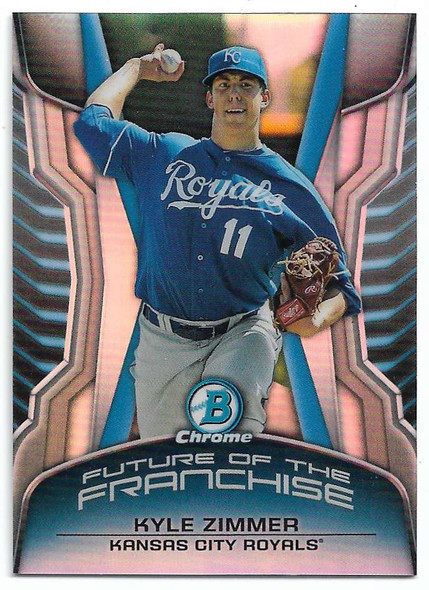 Kyle Zimmer 2014 Bowman Draft Picks & Prospects Chrome Future of the Franchise Mini Card FF-KZ