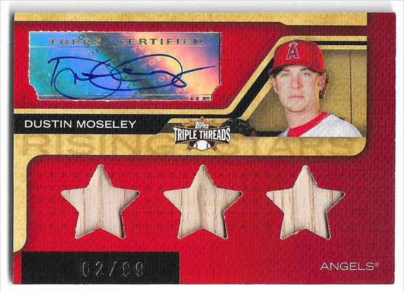 Dustin Moseley 2008 Topps Triple Threads Card 171 02/99