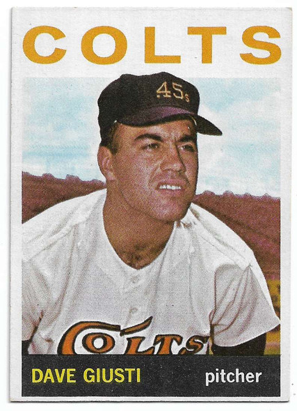 Dave Giusti 1964 Topps Card 354