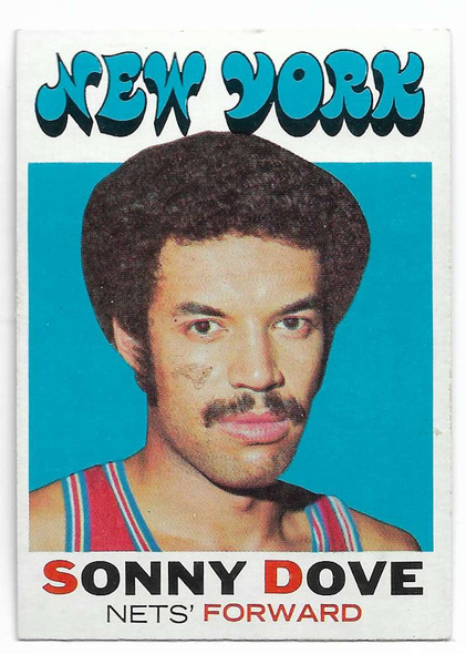 Sonny Dove 1971-72 Topps Card 209