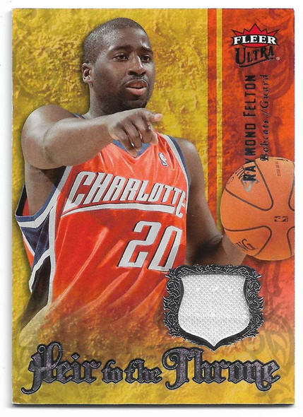 Raymond Felton 2007-08 Ultra Heir to the Throne Jersey Card HT-FE 181/199