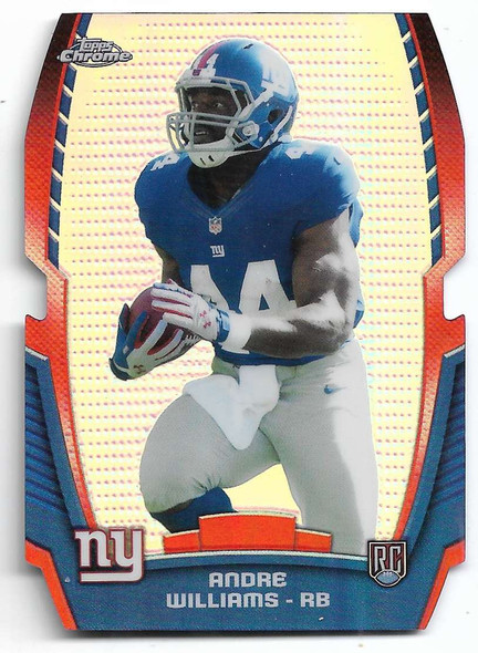 Andre Williams 2014 Topps Chrome Rookie Die Cuts Card CRDC-AW