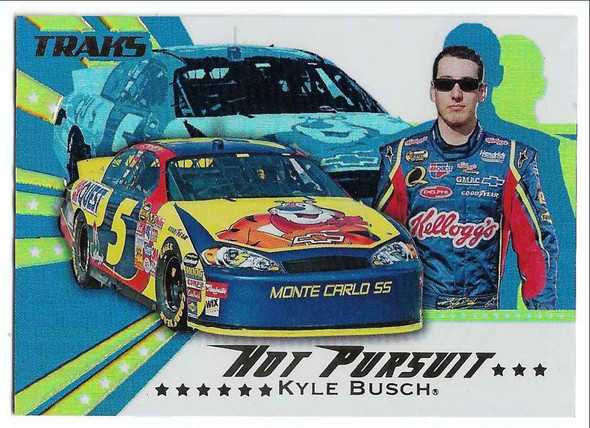 Kyle Busch 2001 Traks Hot Pursuit Card HP2