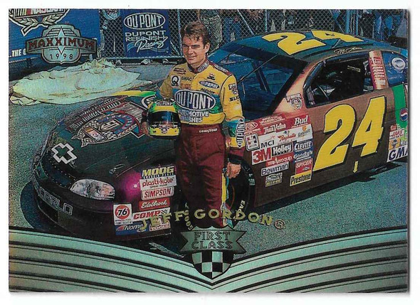 Jeff Gordon 1998 Maxximum First Class Card F1