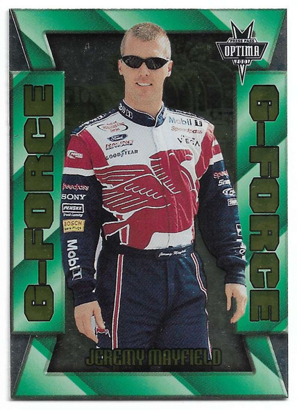 Jeremy Mayfield 2001 Press Pass Optima G-Force Card GF 14