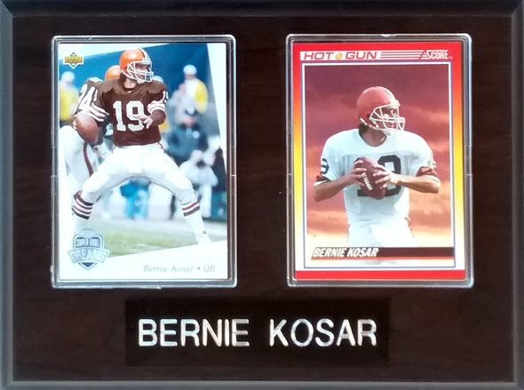 Bernie Kosar Cleveland Browns 2-Card 6x8 Plaque
