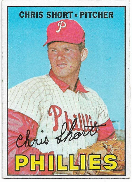 Chris Short 1967 Topps Card 395