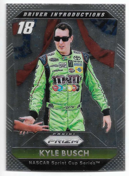 Kyle Busch 2016 Panini Prizm Driver Introductions Card 76