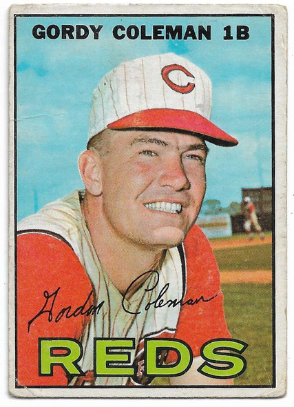 Gordy Coleman 1967 Topps Card 61 (a)