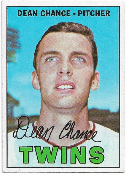 Dean Chance 1967 Topps Card 380 (a)