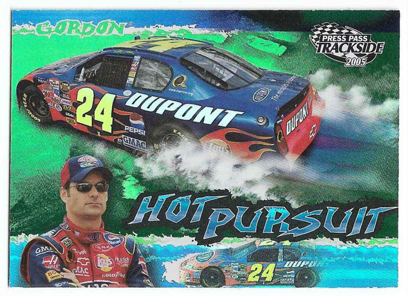 Jeff Gordon 2005 Press Pass Trackside Hot Pursuit Card HP 4