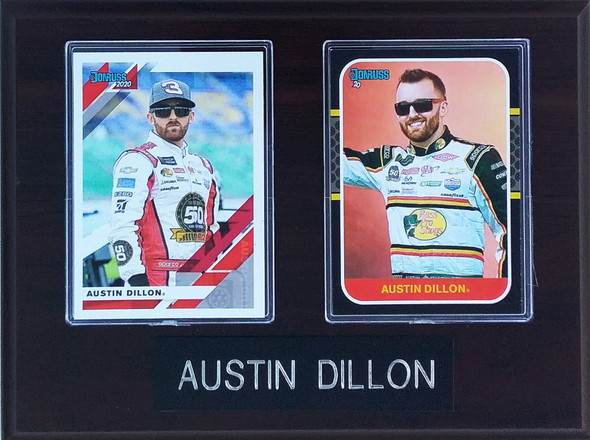 Austin Dillon NASCAR Driver 2-Card 6x8 Plaque