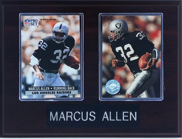 Marcus Allen Oakland Raiders 2-Card 6x8 Plaque