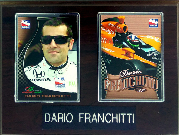 David Franchitti IndyCar 2-Card 6x8 Plaque