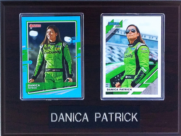 Danica Patrick NASCAR Driver 2-Card 6x8 Plaque