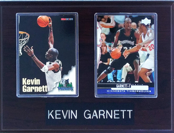 Kevin Garnett Minnesota Timberwolves 2-Card 6x8 Plaque