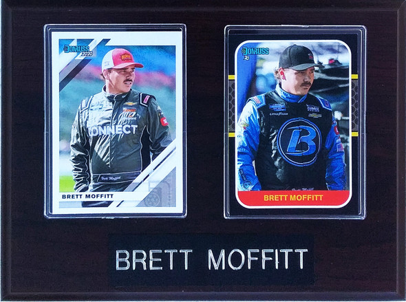 Brett Moffitt NASCAR Driver 2-Card 6x8 Plaque