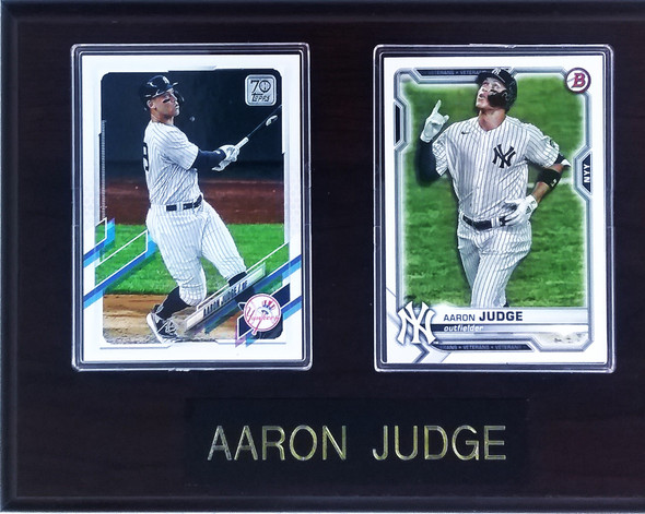 Aaron Judge New York Yankees 2-Card 6x8 Plaque