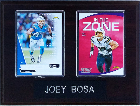 Joey Bosa Los Angeles Chargers 2-Card 6x8 Plaque