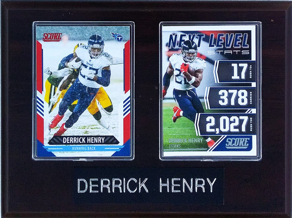 Derrick Henry Tennessee Titans 2-Card 6x8 Plaque