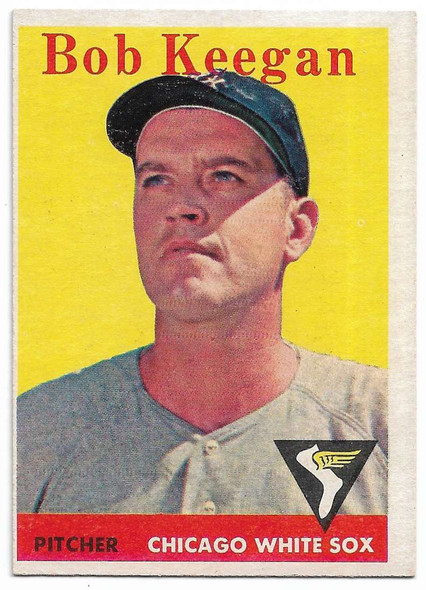 Bob Keegan 1958 Topps Card 200