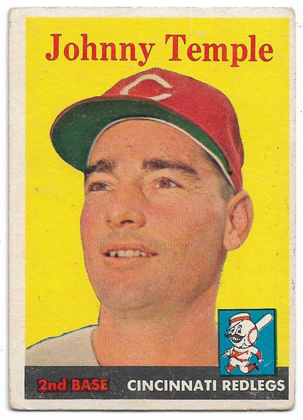 Johnny Temple 1958 Topps Card 205