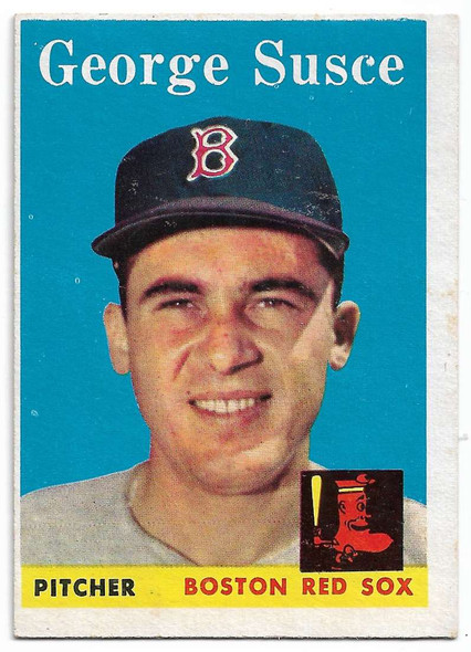 George Susce 1958 Topps Card 189 (b)