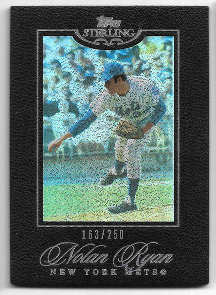 Nolan Ryan 2006 Topps Sterling Black Card 68 163/250