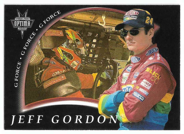 Jeff Gordon 2000 Press Pass Optima G Force Card GF 7