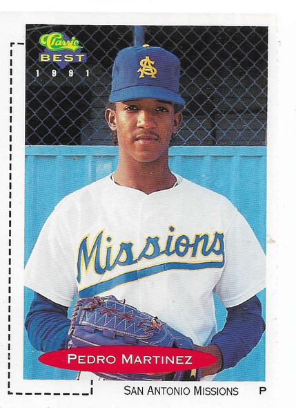 Pedro Martinez 1991 Classic Best Minor League Card 355