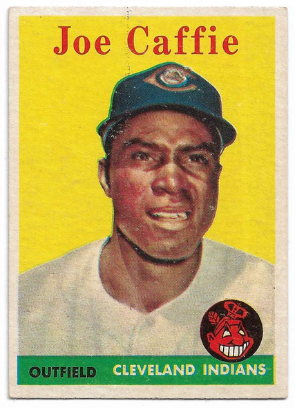 Joe Caffie 1958 Topps Card 187