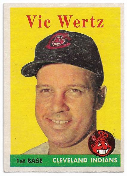 Vic Wertz 1958 Topps Card 170