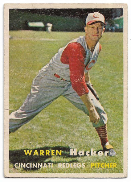 Warren Hacker 1957 Topps Card 370