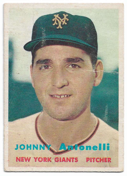 Johnny Antonelli 1957 Topps Card 105