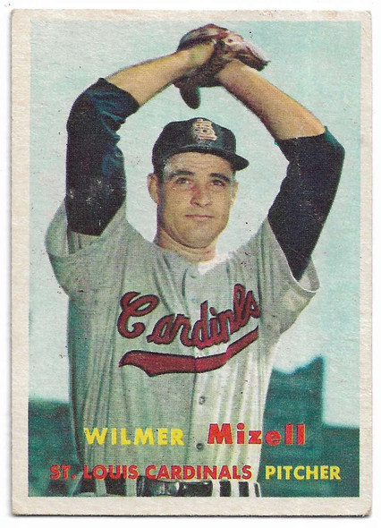 Wilmer Mizell 1957 Topps Card 113