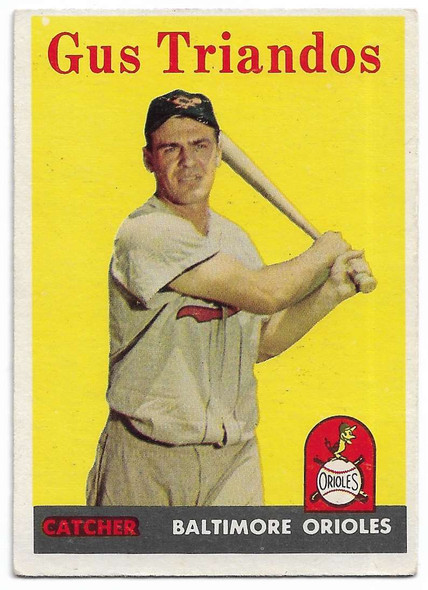 Gus Triandos 1958 Topps Card 429